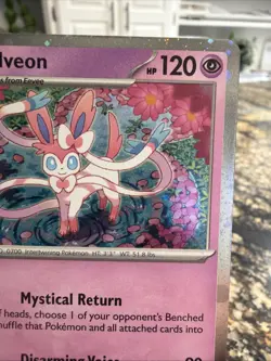 Sylveon 172 Cosmos Holo Scarlet & Violet Promo Pokemon Card - Image 3