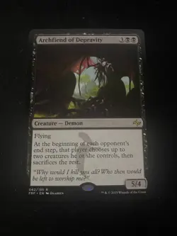 MTG Archfiend of Depravity – Fate Reforged FRF Rare Magic Card - Image 1