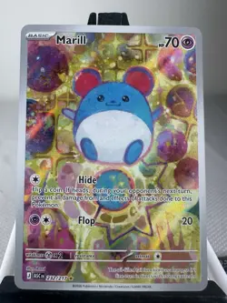 Pokemon TCG Marill 232/217 Ascended Heroes IR Illustration Rare NM Card - Image 1