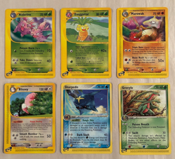 2002-2003 Pokemon 6 card lot, includes Exeggutor 12/147 and Marowak 54/147 - Image 1
