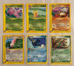 2002-2003 Pokemon 6 card lot, includes Exeggutor 12/147 and Marowak 54/147 - Image 2