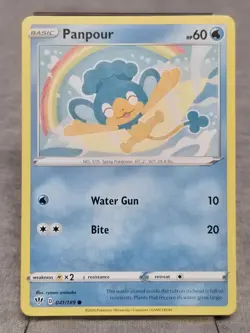Panpour 41/189 Pokemon Card Darkness Ablaze Common 60 HP - Image 1