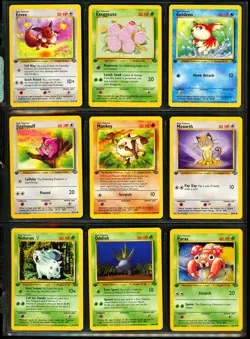 1999 Pokemon 1ST EDITION Jungle Set COMPLETE Non Holo UNCOMMON COMMON Cards MINT - Image 4