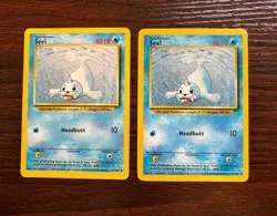 "Seel" - Uncommon - Base Set Pokemon Trading Card Game (41/102) (2 Cards) - Image 1