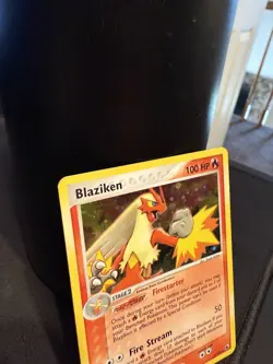 Pokemon Blaziken Holo Rare Card 3/109 EX Ruby & Sapphire - Image 3