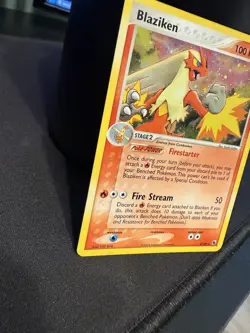 Pokemon Blaziken Holo Rare Card 3/109 EX Ruby & Sapphire - Image 4