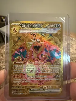 Pokemon TCG Charizard EX Full Art Secret Rare Card Sir Obsidian Flames 228/197 - Image 1