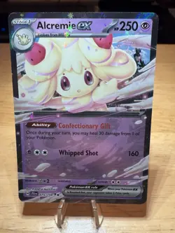 Alcremie EX Double Rare Pokemon TCG Card 075/159 Journey Together - Image 1