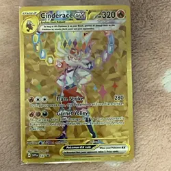 Cinderace ex 163 Sv: Scarlet & Violet Promo Cards Holo Sealed - Image 1