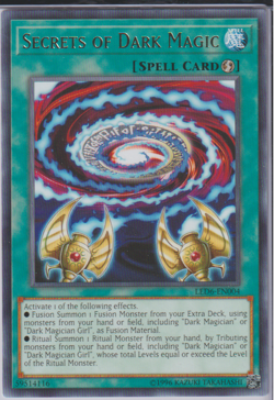 LED6-EN004 Secrets of Dark Magic Rare Yu-Gi-Oh Card (Unl) NM - Image 1