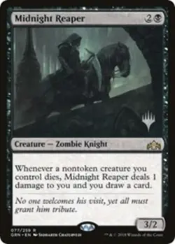 Midnight Reaper - Foil - Promo Pack NM, English MTG Promo Pack: Throne of Eldrai - Image 1