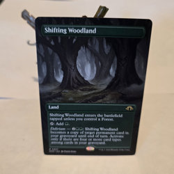 Shifting Woodland - Modern Horizons 3 - Rare Green Borderless Land - MTG - Image 1
