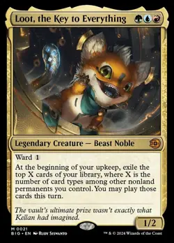 MTG Loot, the Key to Everything, NM-Mint, English Outlaws of Thunder Junction: T - Image 1