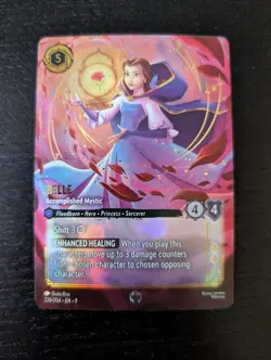 1x Belle - Accomplished Mystic - 226/204 - Enchanted - Holofoil NM-Mint Disney L - Image 2