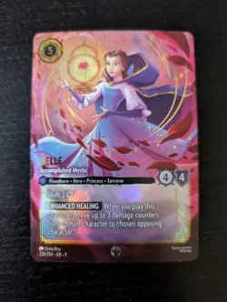1x Belle - Accomplished Mystic - 226/204 - Enchanted - Holofoil NM-Mint Disney L - Image 3