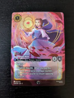 1x Belle - Accomplished Mystic - 226/204 - Enchanted - Holofoil NM-Mint Disney L - Image 4