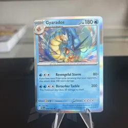 Pokemon TCG Gyarados Holo Rare Card 043/193 Paldea Evolved Base Set - Image 1