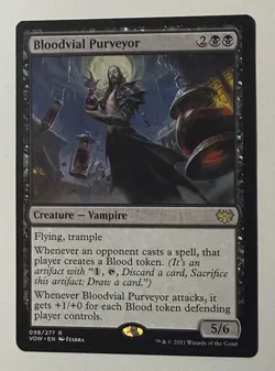 x1 Bloodvial Purveyor R MTG Innistrad: Crimson Vow M/NM, English - Image 1