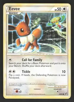 Eevee 48/90 Pokemon TCG Undaunted LP - Image 1
