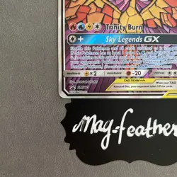 2019 Pokemon Moltres Zapdos Articuno GX #SM210 Stained Glass Promo holo - Image 2