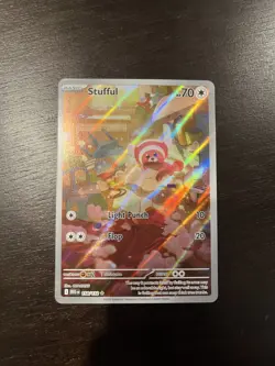 Stufful Illustration Rare Pokemon ME01: Mega Evolution 154/132 NM [B] - Image 1