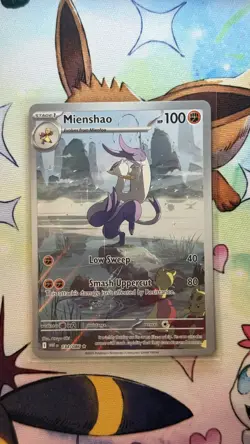Pokemon White Flare Mienshao Illustration Card 134/086 Rare NM Condition - Image 1