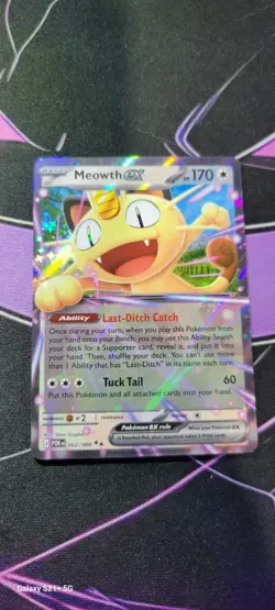 Meowth Ex POR en pokemon 062/088 Perfect Order (5ban Graphics) Mega holo foil - Image 2