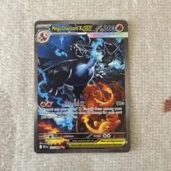 Pokemon TCG Phantasms Flames Mega Charizard x Ex 125/094 Ultra Rare - Image 1