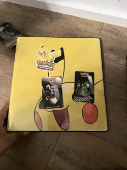 Pokemon Card Collection Pikachu Binder - Image 1