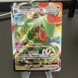 Pokemon TCG Rayquaza VMAX Crown Zenith Holo Ultra Rare Card 101/159 - Image 1