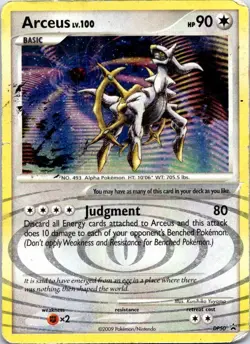 Arceus DP50 Holo Promo Diamond and Pearl Promos Pokemon Holo DMG - Image 1