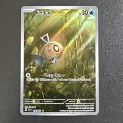 Pokemon Feebas Illustration Rare 198/191 Surging Sparks NM - Image 1