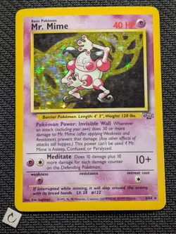 Mr. Mime 6/64 - Jungle Unlimited Holo Rare Pokemon TCG MP - Image 1
