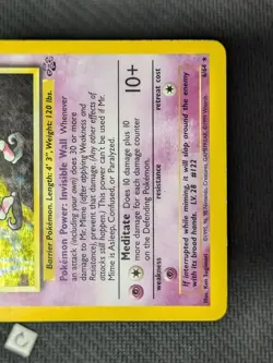 Mr. Mime 6/64 - Jungle Unlimited Holo Rare Pokemon TCG MP - Image 5