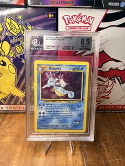 2000 Pokemon TCG Kingdra Neo Genesis Holo Rare BGS 8.5 - Image 1