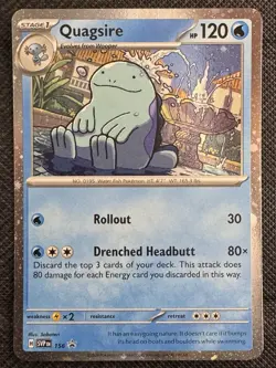 Quagsire | Black Star Promo 156 | Cosmo Holo | Surging Sparks | Pokemon TCG - Image 1