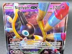 Pokemon 2018 Sigilyph GX Sun & Moon Lost Thunder #98/214 Ultra Rare Holo NM - Image 3