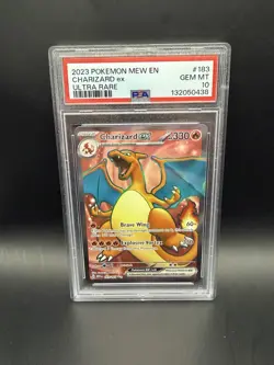 Charizard ex 183/165 PSA 10 (Ultra Rare Pokemon S&V 151 2023) - Image 1