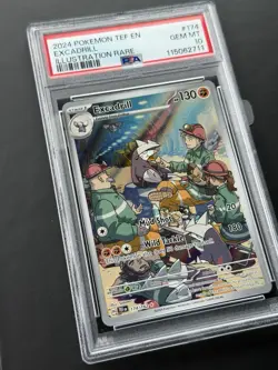 2024 Pokemon Excadrill 174/162 SV05: Temporal Forces Illustration Rare PSA 10 EN - Image 2