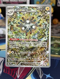Pokemon Card TCG - Magneton SVP 159 Black Star Promo Surging Sparks Near Mint - Image 1