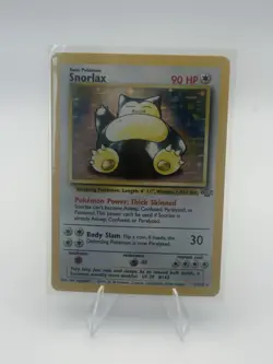Snorlax 11/64 Jungle Holo Rare Pokemon TCG LP/MP - Image 1