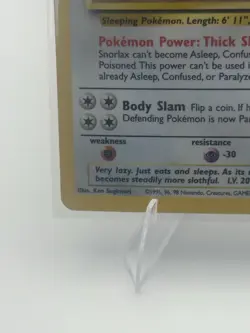 Snorlax 11/64 Jungle Holo Rare Pokemon TCG LP/MP - Image 2