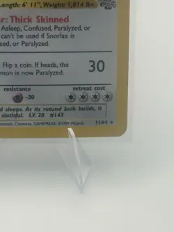 Snorlax 11/64 Jungle Holo Rare Pokemon TCG LP/MP - Image 5