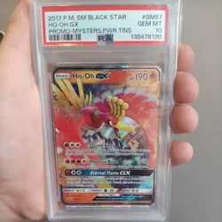 2019 Pokemon Sun & Moon Black Star Promo #SM57 Ho-Oh GX Gem Mint PSA 10 - Image 1