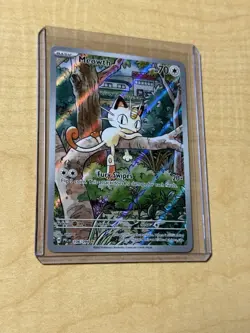 Pokemon Meowth 106/094 – Phantasmal Flames – TCG - MINT - Protected On Day 1 - Image 1