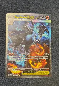 Mega Charizard X Ex 125/094 - SIR - Phantasmal Flames - Pokemon Near Mint - Image 1