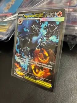 Mega Charizard X Ex 125/094 - SIR - Phantasmal Flames - Pokemon Near Mint - Image 3