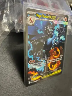 Mega Charizard X Ex 125/094 - SIR - Phantasmal Flames - Pokemon Near Mint - Image 4