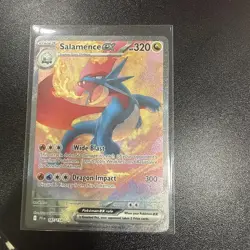 Pokemon Salamence ex Full Art Holo Special Illustration Rare 187/159 SV09 EN - Image 1
