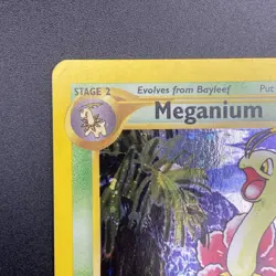 2000 Pokemon Neo Genesis 1st Edition Meganium Holo #11/111 NM - Image 2